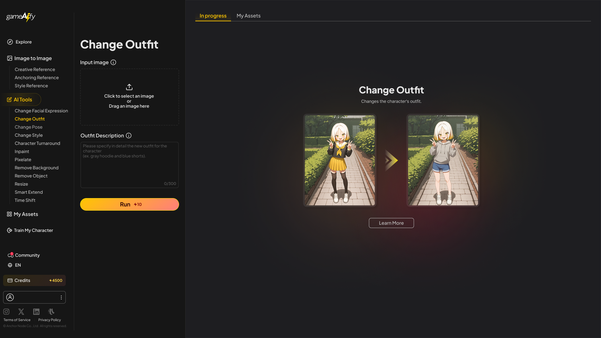 Change Outfit