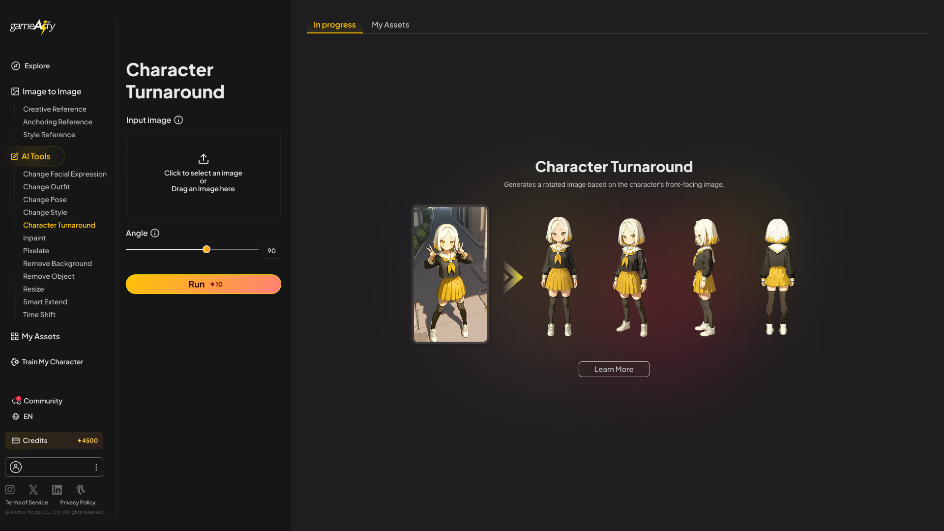 Character Turnaround
